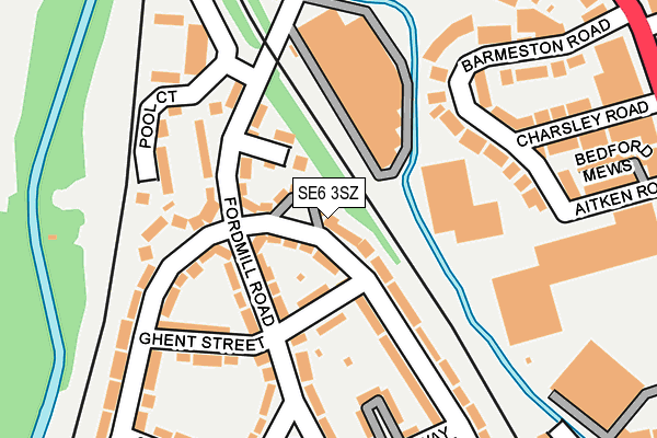 SE6 3SZ map - OS OpenMap – Local (Ordnance Survey)