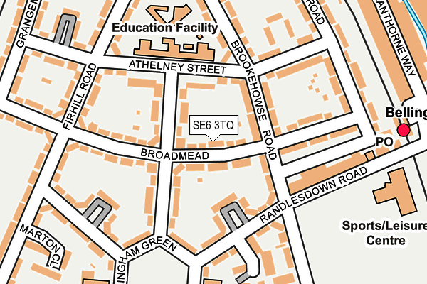 SE6 3TQ map - OS OpenMap – Local (Ordnance Survey)