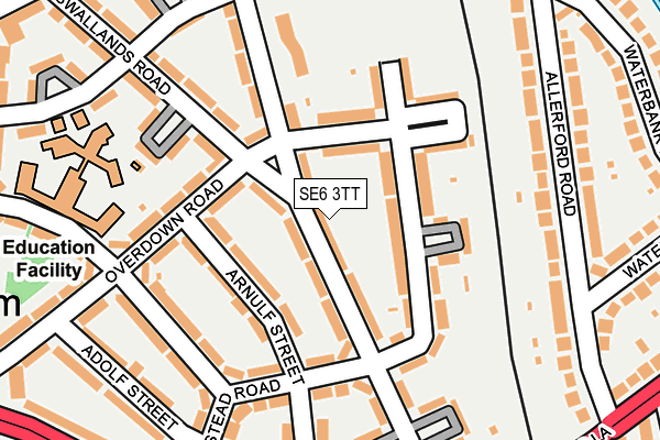 SE6 3TT map - OS OpenMap – Local (Ordnance Survey)