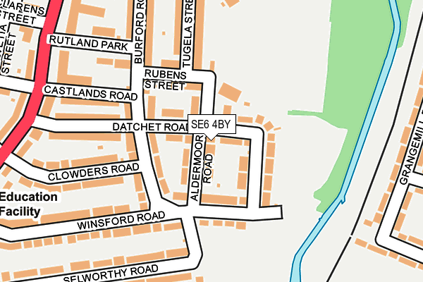 SE6 4BY map - OS OpenMap – Local (Ordnance Survey)