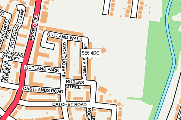 SE6 4DG map - OS OpenMap – Local (Ordnance Survey)
