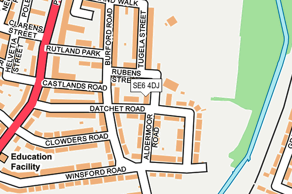 SE6 4DJ map - OS OpenMap – Local (Ordnance Survey)