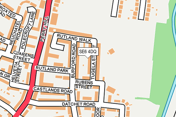 SE6 4DQ map - OS OpenMap – Local (Ordnance Survey)