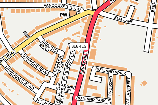 SE6 4EG map - OS OpenMap – Local (Ordnance Survey)