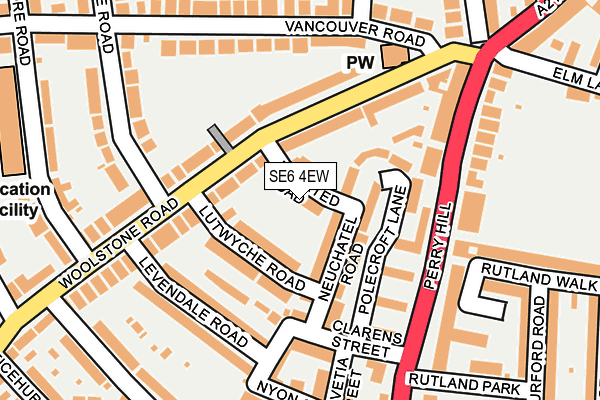 SE6 4EW map - OS OpenMap – Local (Ordnance Survey)