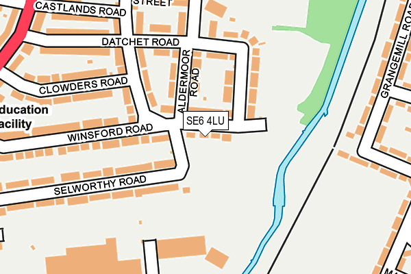 SE6 4LU map - OS OpenMap – Local (Ordnance Survey)