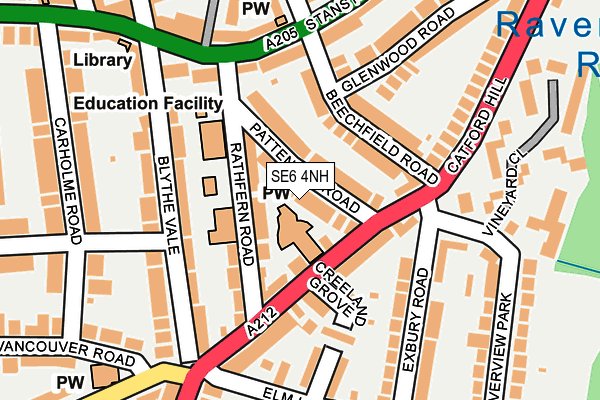 Map of 25 PATTENDEN ROAD FREEHOLD LIMITED at local scale