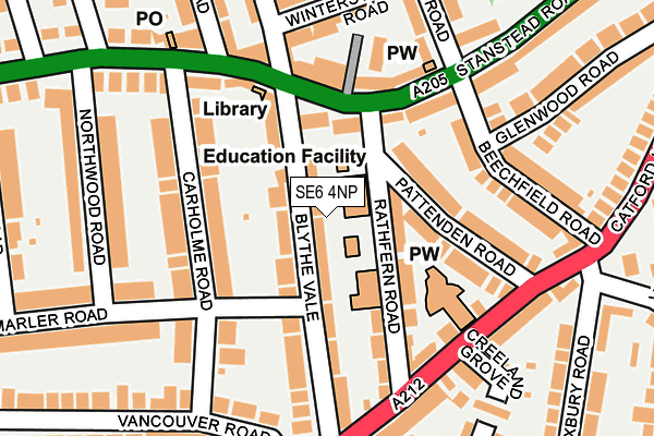 SE6 4NP map - OS OpenMap – Local (Ordnance Survey)