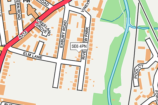 SE6 4PN map - OS OpenMap – Local (Ordnance Survey)