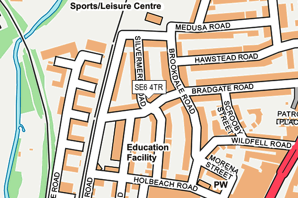 SE6 4TR map - OS OpenMap – Local (Ordnance Survey)