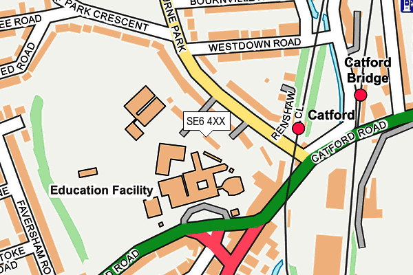 SE6 4XX map - OS OpenMap – Local (Ordnance Survey)