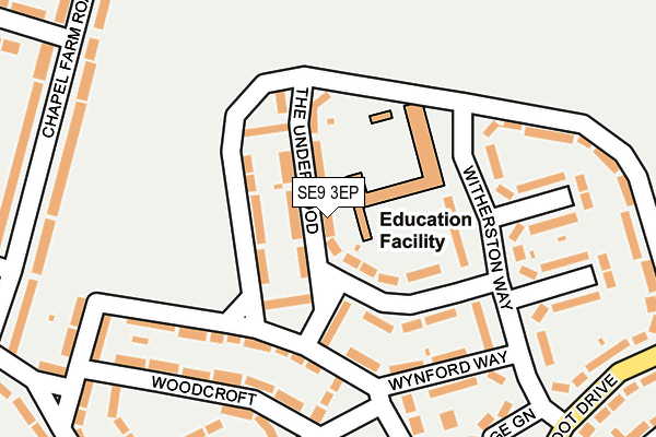 SE9 3EP map - OS OpenMap – Local (Ordnance Survey)