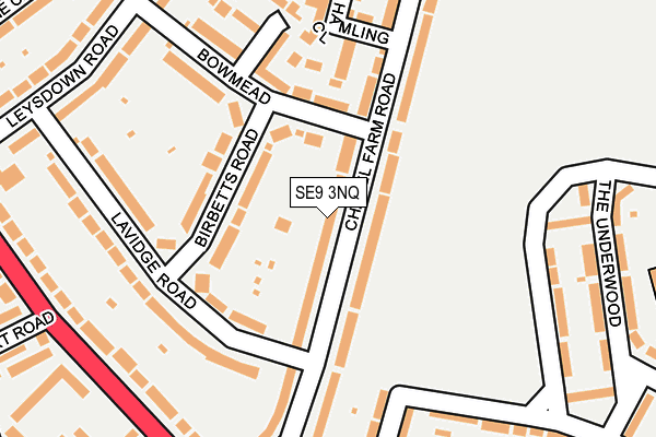 SE9 3NQ map - OS OpenMap – Local (Ordnance Survey)