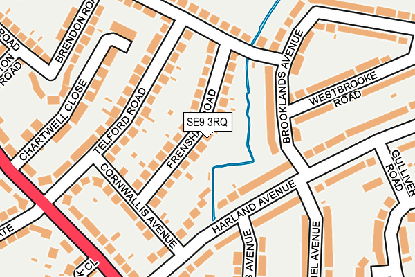 SE9 3RQ map - OS OpenMap – Local (Ordnance Survey)