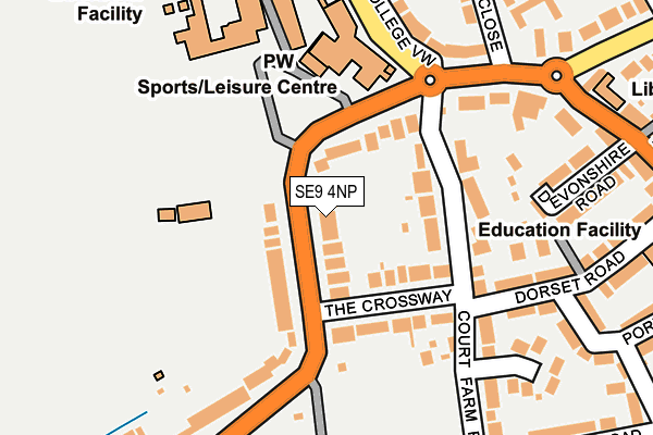SE9 4NP map - OS OpenMap – Local (Ordnance Survey)