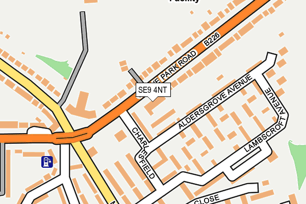 SE9 4NT map - OS OpenMap – Local (Ordnance Survey)