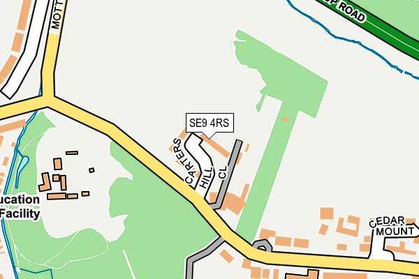 SE9 4RS map - OS OpenMap – Local (Ordnance Survey)