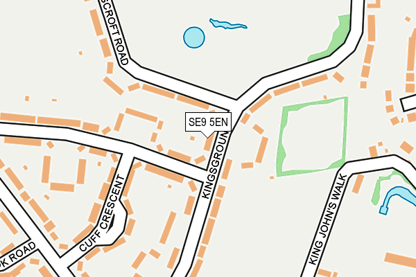 SE9 5EN map - OS OpenMap – Local (Ordnance Survey)