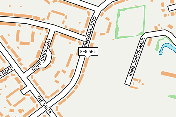 SE9 5EU map - OS OpenMap – Local (Ordnance Survey)