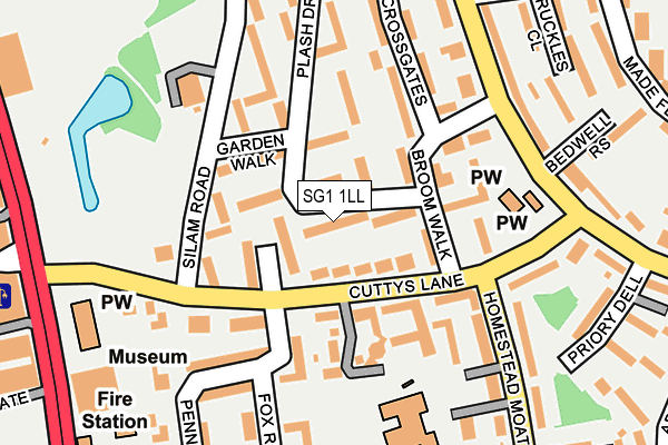 Map of GARRATECH LTD at local scale