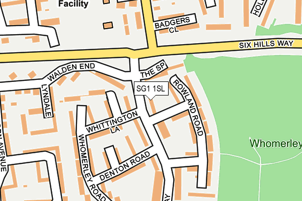 SG1 1SL map - OS OpenMap – Local (Ordnance Survey)