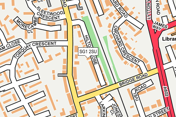 SG1 2SU map - OS OpenMap – Local (Ordnance Survey)