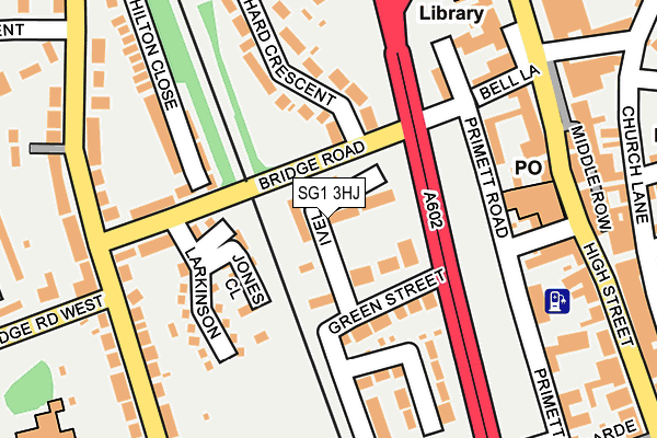 SG1 3HJ map - OS OpenMap – Local (Ordnance Survey)