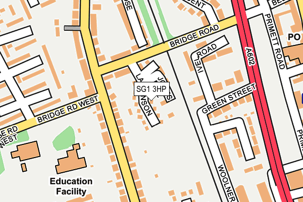 SG1 3HP map - OS OpenMap – Local (Ordnance Survey)