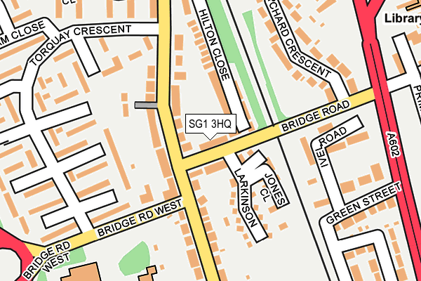 SG1 3HQ map - OS OpenMap – Local (Ordnance Survey)