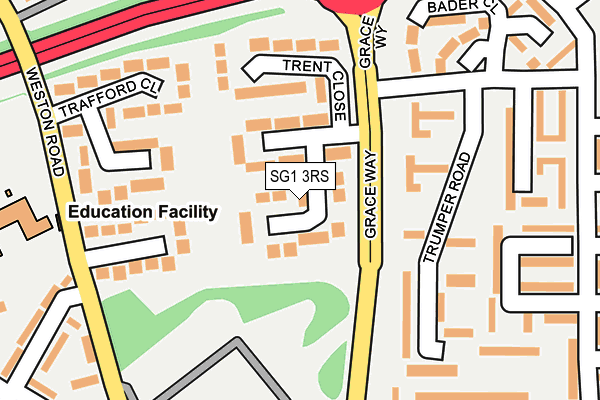 SG1 3RS map - OS OpenMap – Local (Ordnance Survey)