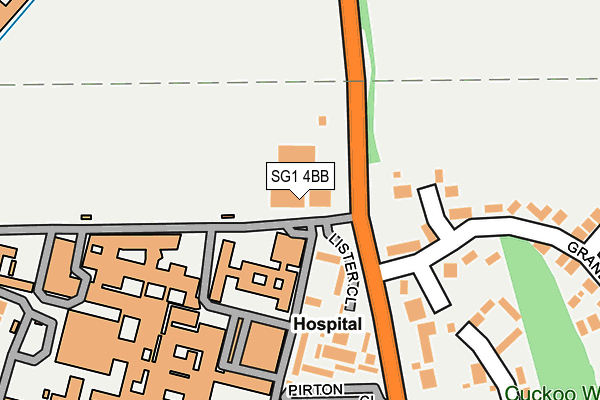 SG1 4BB map - OS OpenMap – Local (Ordnance Survey)