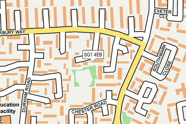 SG1 4EB map - OS OpenMap – Local (Ordnance Survey)