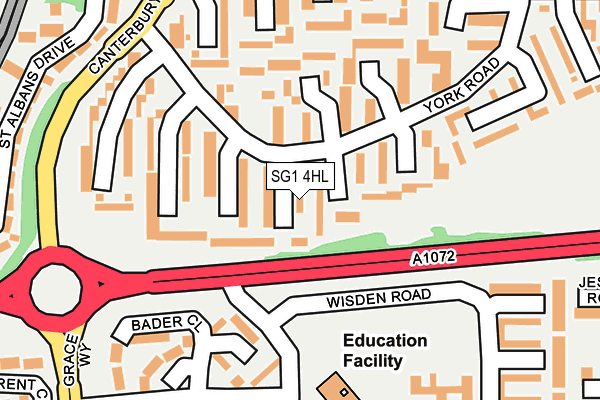SG1 4HL map - OS OpenMap – Local (Ordnance Survey)
