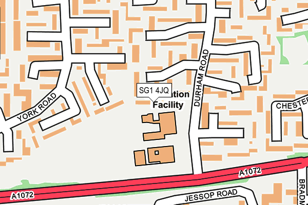 SG1 4JQ map - OS OpenMap – Local (Ordnance Survey)