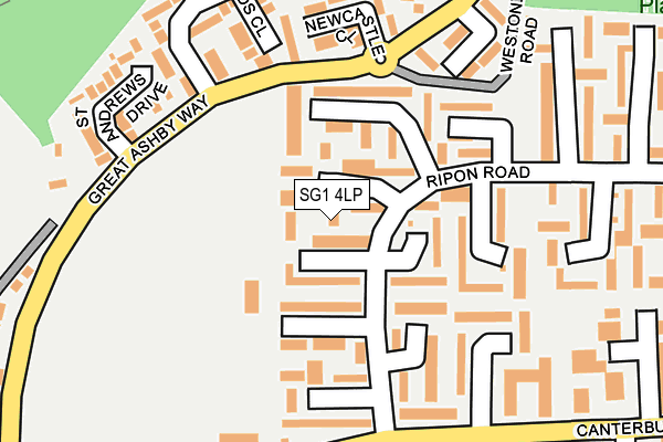 SG1 4LP map - OS OpenMap – Local (Ordnance Survey)