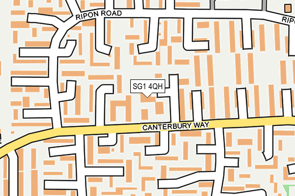 SG1 4QH map - OS OpenMap – Local (Ordnance Survey)