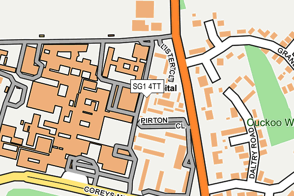 SG1 4TT map - OS OpenMap – Local (Ordnance Survey)
