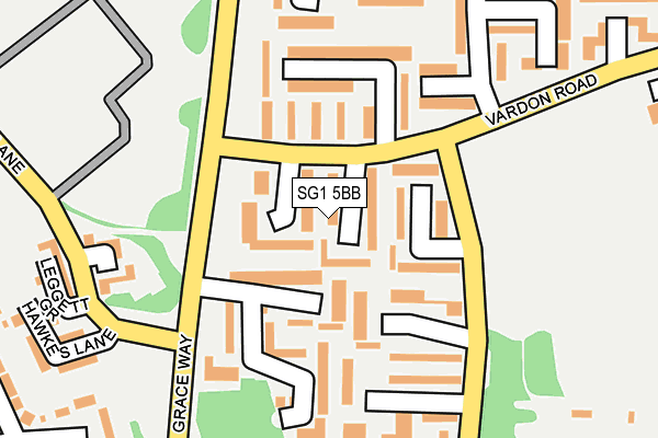 SG1 5BB map - OS OpenMap – Local (Ordnance Survey)