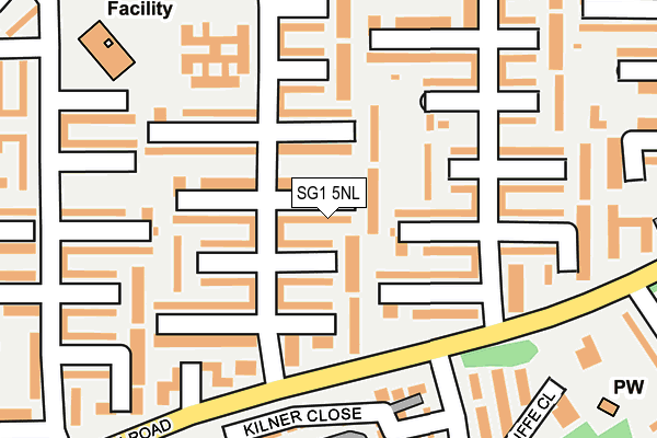 SG1 5NL map - OS OpenMap – Local (Ordnance Survey)