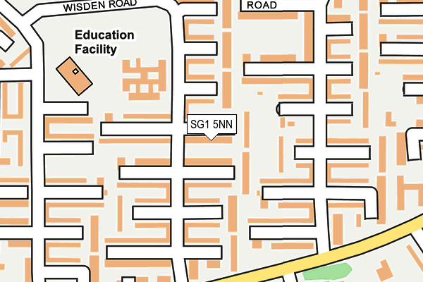 SG1 5NN map - OS OpenMap – Local (Ordnance Survey)