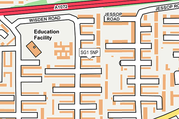 SG1 5NP map - OS OpenMap – Local (Ordnance Survey)