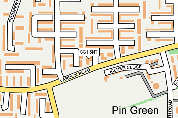 SG1 5NT map - OS OpenMap – Local (Ordnance Survey)