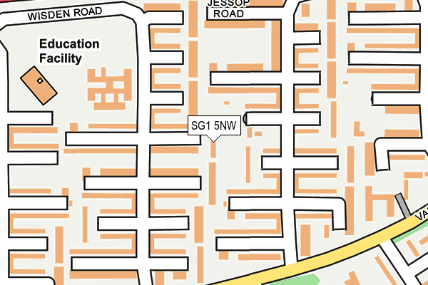 SG1 5NW map - OS OpenMap – Local (Ordnance Survey)