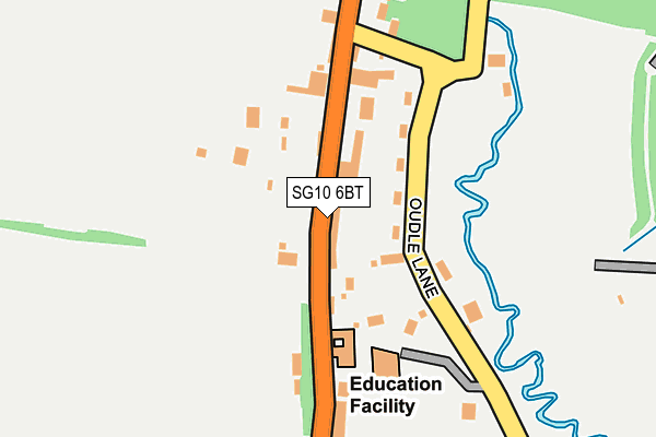 SG10 6BT map - OS OpenMap – Local (Ordnance Survey)