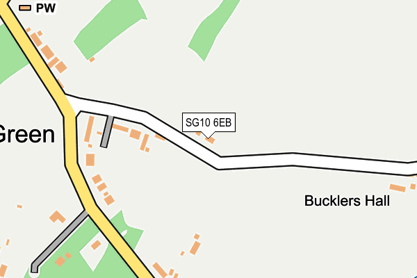 SG10 6EB map - OS OpenMap – Local (Ordnance Survey)