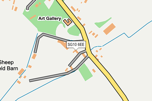 SG10 6EE map - OS OpenMap – Local (Ordnance Survey)