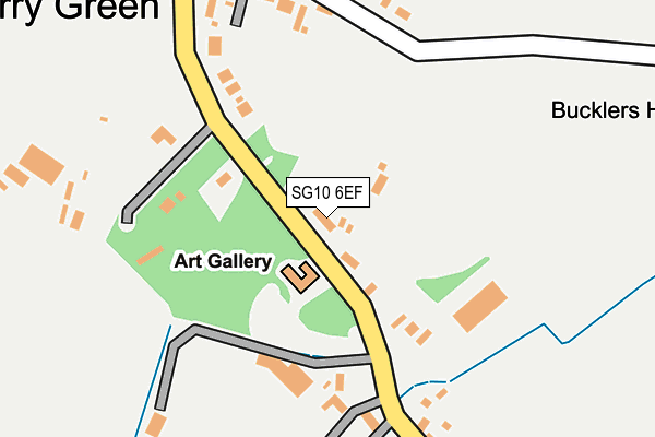 SG10 6EF map - OS OpenMap – Local (Ordnance Survey)