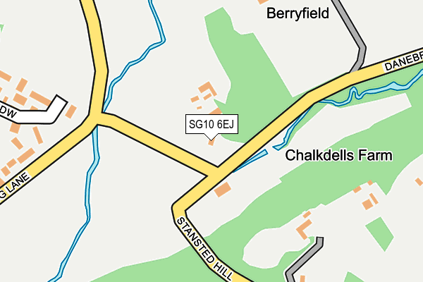 SG10 6EJ map - OS OpenMap – Local (Ordnance Survey)