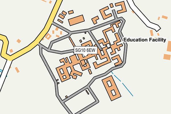 SG10 6EW map - OS OpenMap – Local (Ordnance Survey)