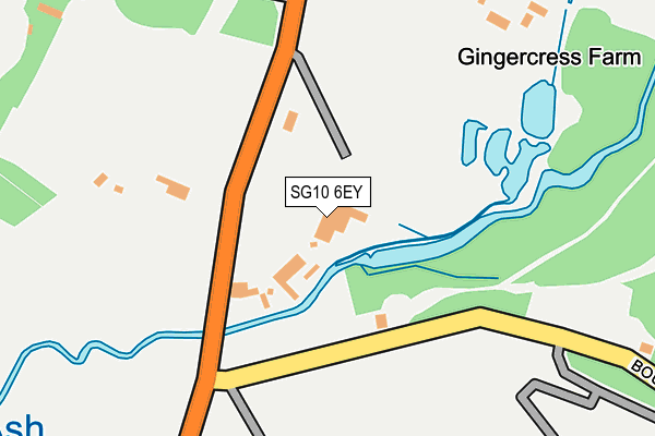SG10 6EY map - OS OpenMap – Local (Ordnance Survey)